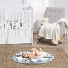 Sweet Jojo Designs Boy Baby Tummy Time Playmat Construction Truck Green Blue and Grey - 2 of 4