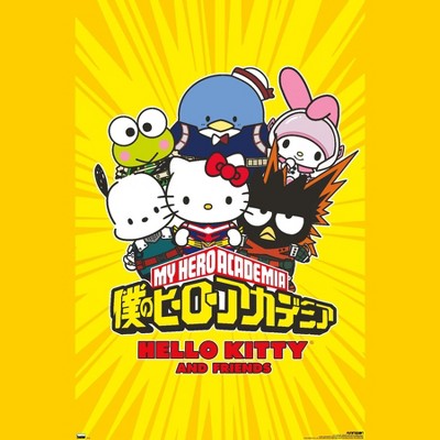 Trends International Hello Kitty And Friends - Kawaii Milk Framed