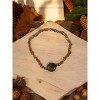 Michelle Marie Boutique's Vibrant Orange Druzy and Jasper Stretch Bracelet | Unique Gemstone Jewelry - 4 of 4