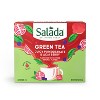 Salada Pomegranate Acai Berry Green Tea with 40 Individually Wrapped Tea Bags Per Box Brew Hot Naturally Flavored Green Tea Served Hot/ Cold - 2 of 3
