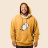 Dalix Giant Ghost Embroidered Hoodie Soft Fleece Hood Sweatshirt Mens - 3 of 4