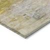 Orange Copper And Terra Cotta Abstract Washable Indoor Outdoor Area Rug - 4 of 4