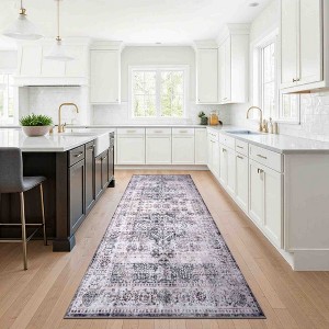 Delara Machine Washable Area Rug, Soft & Durable, Non-Slip Rug for High Traffic Areas, Grey/Soft Taupe - 1 of 4
