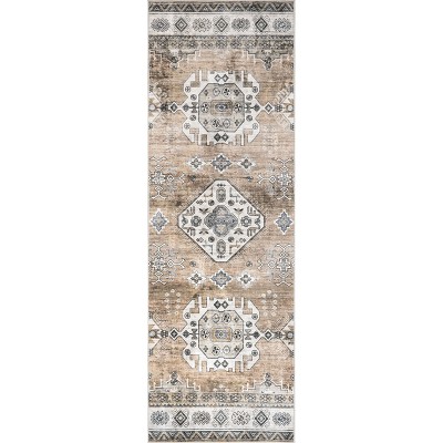 Nuloom Evelina Traditional Spill Proof Treated Pet Friendly Premium Machine Washable Area Rug