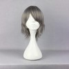 Unique Bargains Women's Halloween Wigs 13" Gray with Wig Cap - image 2 of 4