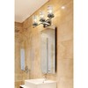 Archer 3-Light Transitional Vanity Wall Sconce - Elegant Steel Design for Bathrooms - 2 of 4