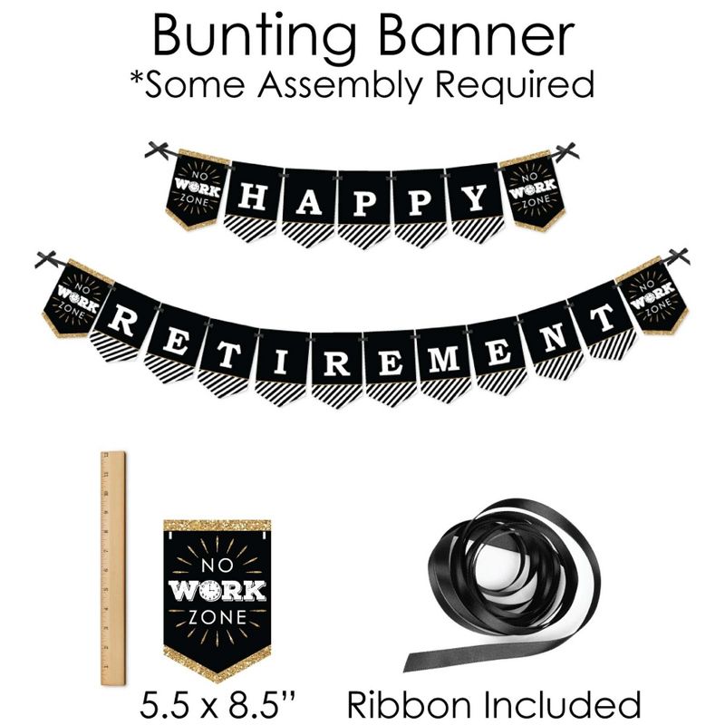 Big Dot of Happiness Happy Retirement - Banner and Photo Booth Decorations - Retirement Party Supplies Kit - Doterrific Bundle, 5 of 8