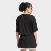 Women's Boxy Cropped Short Sleeve Top - JoyLab™ - 2 of 4
