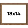 PosterPalooza | Classic Gold Picture Frame - UV Acrylic, Backing Board, Hanging Hardware Included - 2 of 4