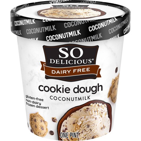 So Delicious Dairy Free Coconut Milk Frozen Dessert Cookie Dough 16oz Target