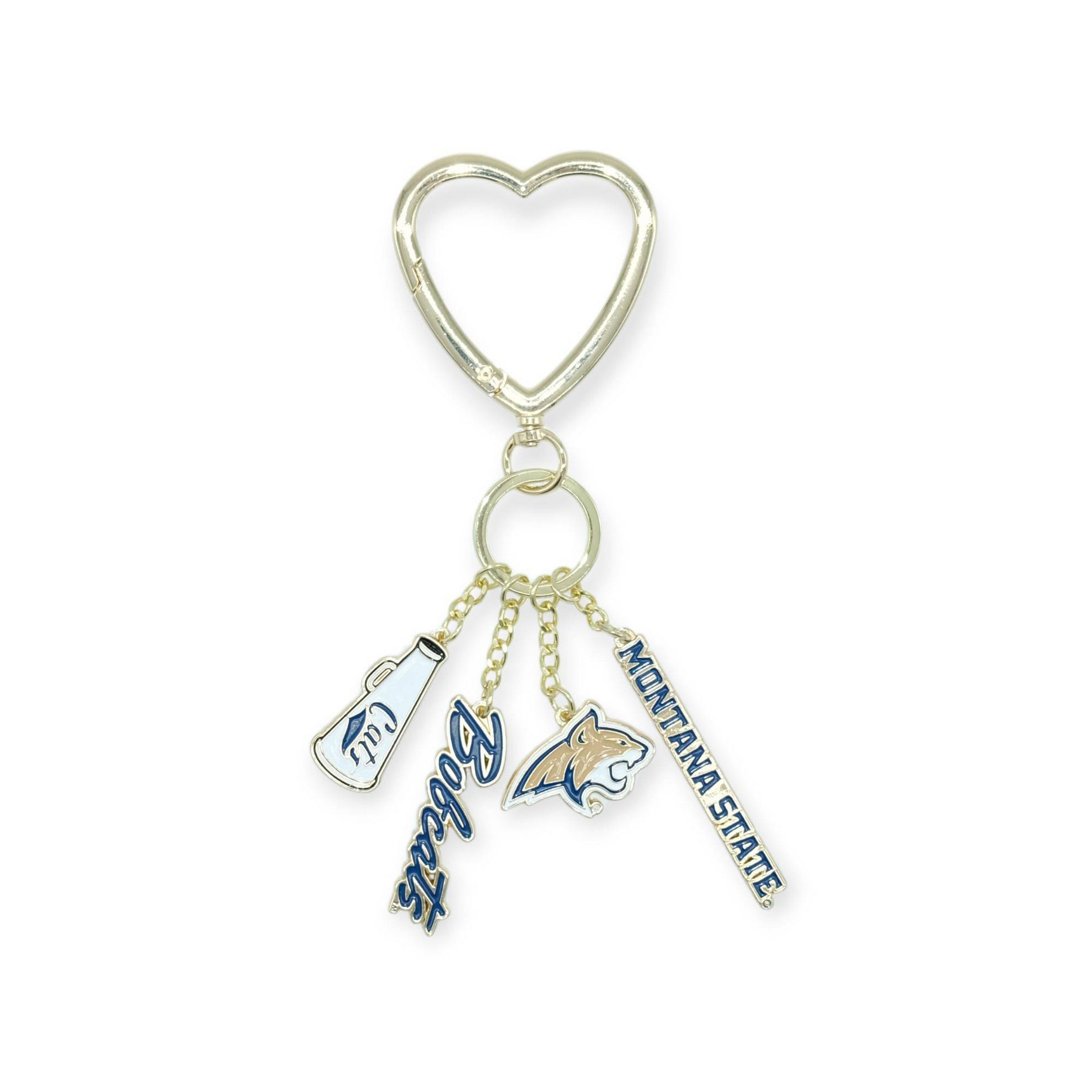 NCAA Montana State Bobcats Charm Keychain