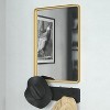 Flash Furniture Janinne 20"x30" Rectangle Gold Metal Deep Framed Wall Mirror - Large Accent Mirror for Bathroom, Entryway, Dining Room, & Living Room - 2 of 4
