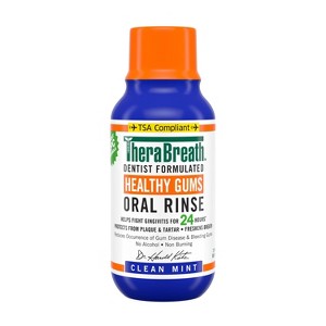 TheraBreath Healthy Gums Mouthwash Antigingivitis - Clean Mint - 1 of 4