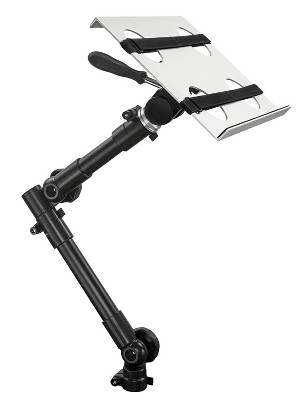 Mount-It! Full Motion & Lockable Joints Car Laptop Mount | No-Drill Laptop Vehicle Mount For Truck & Van | Adjustable Height Fits 12-15.4 in. Screens