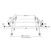 Elevate Outdoor Universal Over-Cab Truck Rack, Aluminum Cargo Carrier, 800Lb Cap - 2 of 4