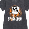 - SpongeBob SquarePants - Spongeboo Graphic Short Sleeve Fleece Dress - 2 of 4