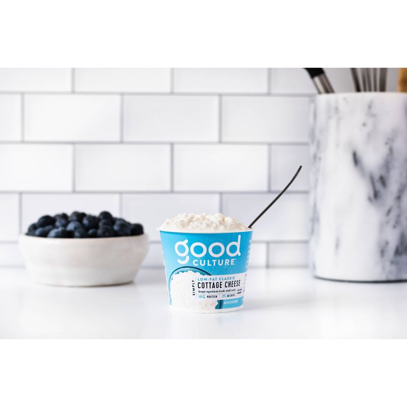 Good Culture 2% Low-Fat Classic Cottage Cheese - 5.3oz, 4 of 13