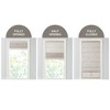 MAYEERTY 27"x64" Outdoor Indoor Home Furnishings Rooom White Window Shade - 3 of 4