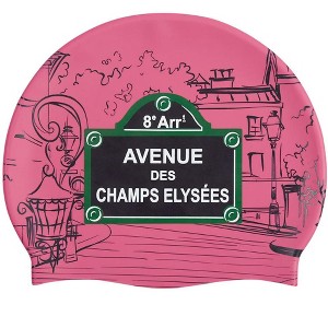 Sporti Paris Champs-Elysees Silicone Swim Cap - 1 of 4