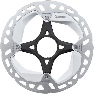 Shimano Deore XT RT-MT800-S Disc Brake Rotor with External Lockring - 160mm, Center Lock, Silver/Black - 1 of 1