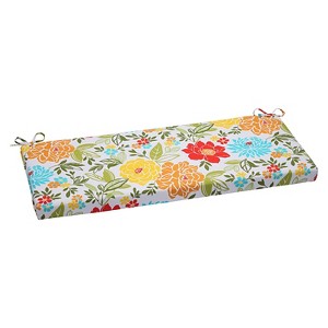 Pillow Perfect Spring Bling Outdoor Bench Cushion -