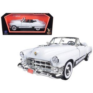 1949 Cadillac Coupe De Ville Convertible White 1/18 Diecast Model Car by Road Signature - 1 of 4