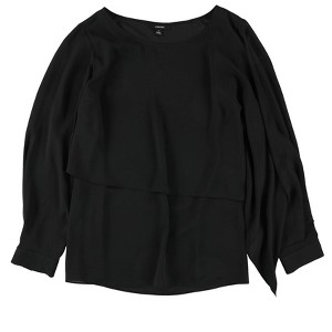 Alfani Womens Asymmetrical Overlay Pullover Blouse - 1 of 2
