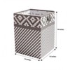 Bacati - Diamond Gray/White Collapsible Laundry Hamper - image 4 of 4