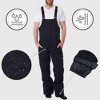 Alpine Swiss Men’s Insulated Snow Bib Overalls Waterproof Winter Ski & Snowboard Pants with enhanced technical features - 2 of 4