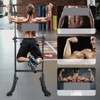VisioGear Workout Dip Station Pull Up Bar, Height Adjustable Multi-Function Dip Stand for Home Gym, Black, 31"*21.6"*82.7" - 2 of 4