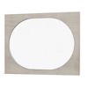Royal Hampton Mirror, Round Beveled Edges, White Oak Solid Rubberwood 36x46 - 4 of 4
