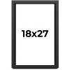 PosterPalooza | Flat Black Picture Frame - UV Acrylic, Foam Board Backing, Hanging Hardware - 2 of 4
