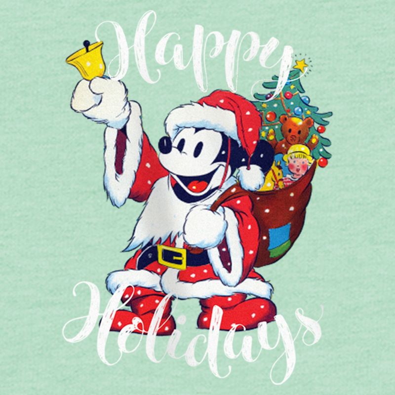 Girl's Mickey & Friends Christmas Happy Holidays Mickey T-Shirt, 2 of 5