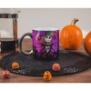Silver Buffalo Disney The Nightmare Before Christmas Jack Skellington Electroplated Purple Swirl Ceramic Mug - 2 of 4