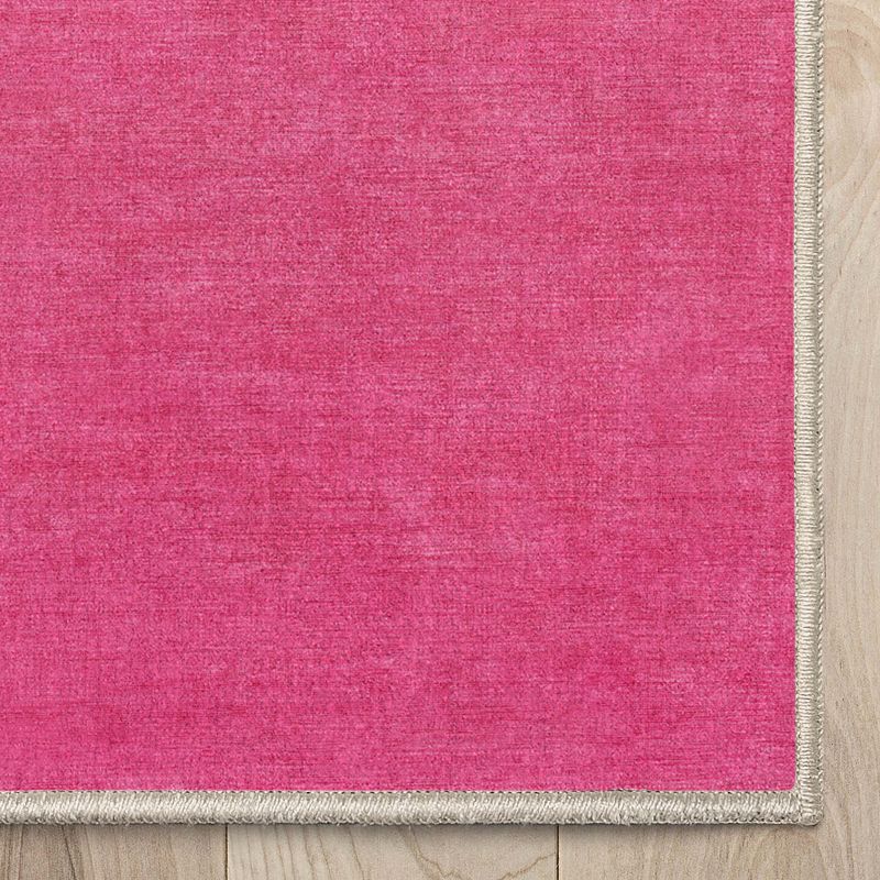 Well Woven Apollo Washable Area Rug - Hot Pink Modern Ombre - For Living Room, Bedroom and Office, 5 of 8