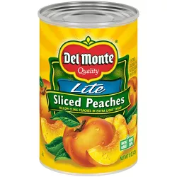 Del Monte Lite Yellow Cling Peach Slices in Extra Light Syrup 15oz
