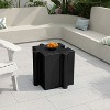 MAYEERTY 1 Pack Modular Puzzle Side Table, MGO Artistic End Table for Indoor Outdoor Living Room, Patio - 3 of 4