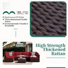 UPHA 7-Piece Brown Rattan Patio Sofa Conversation Set with Cushions - 4 of 4