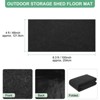 Unique Bargains Waterproof Felt Outdoor Storage Shed Flooring Mat Gray 1 Pc - 3 of 4