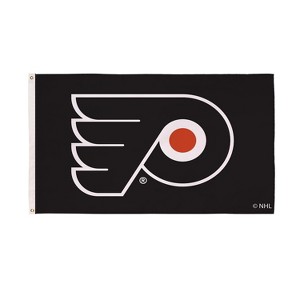 NHL Philadelphia Flyers 3' x 5' Outdoor Durable Flag with Grommets, Heavy Duty Flag & Banner for Outdoor Garden Patio, Indoor Wall Decor Flag - 1 of 4