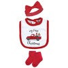 Hudson Baby Infant Girl Cotton Layette Set, Christmas Gift - 3 of 4