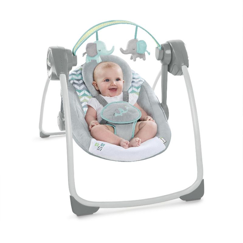 Ingenuity Comfort 2 Go Compact Portable Baby Swing with Music, 3 of 17