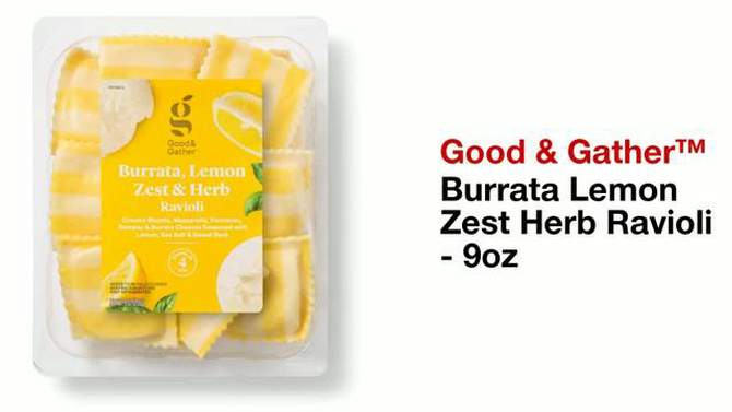 Burrata Lemon Zest Herb Ravioli - 9oz - Good & Gather&#8482;, 2 of 5, play video
