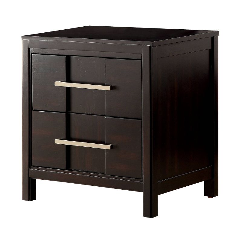 Dendro 2 Drawer Nightstand Espresso - HOMES: Inside + Out, 1 of 6