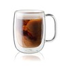 ZWILLING Sorrento Plus 4-pc Double Wall Glass Coffee Mugs, Insulated Coffee Mug, Clear - image 2 of 4