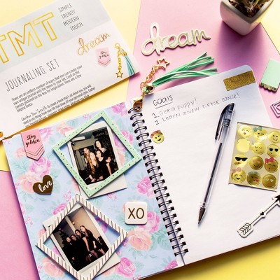 DIY Dreamers Become Doers Journaling Set with Magnetic Bookmarks