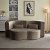 KWPZQEB 2-in-1 Folding Sofa Bed with 2 Pillows, Loveseat Sofa, Boneless Convertible Sleeper Sofa Bed Full Size, Floor Couch & Sleeping Mattress - 2 of 4
