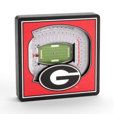 NCAA Georgia Bulldogs 3D Stadium View Magnet