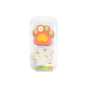 Molly's Barkery Easter Paw and Flower Apple Cinnamon Flavor Dog Treats - 3.6oz - 1 of 3