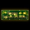 Northlight Lighted Holographic Happy St. Patrick's Day Window Decoration - 17" - 2 of 4